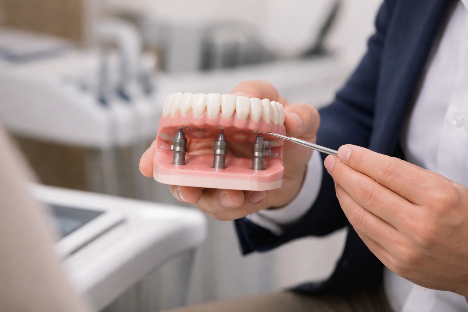 Full arch implant model