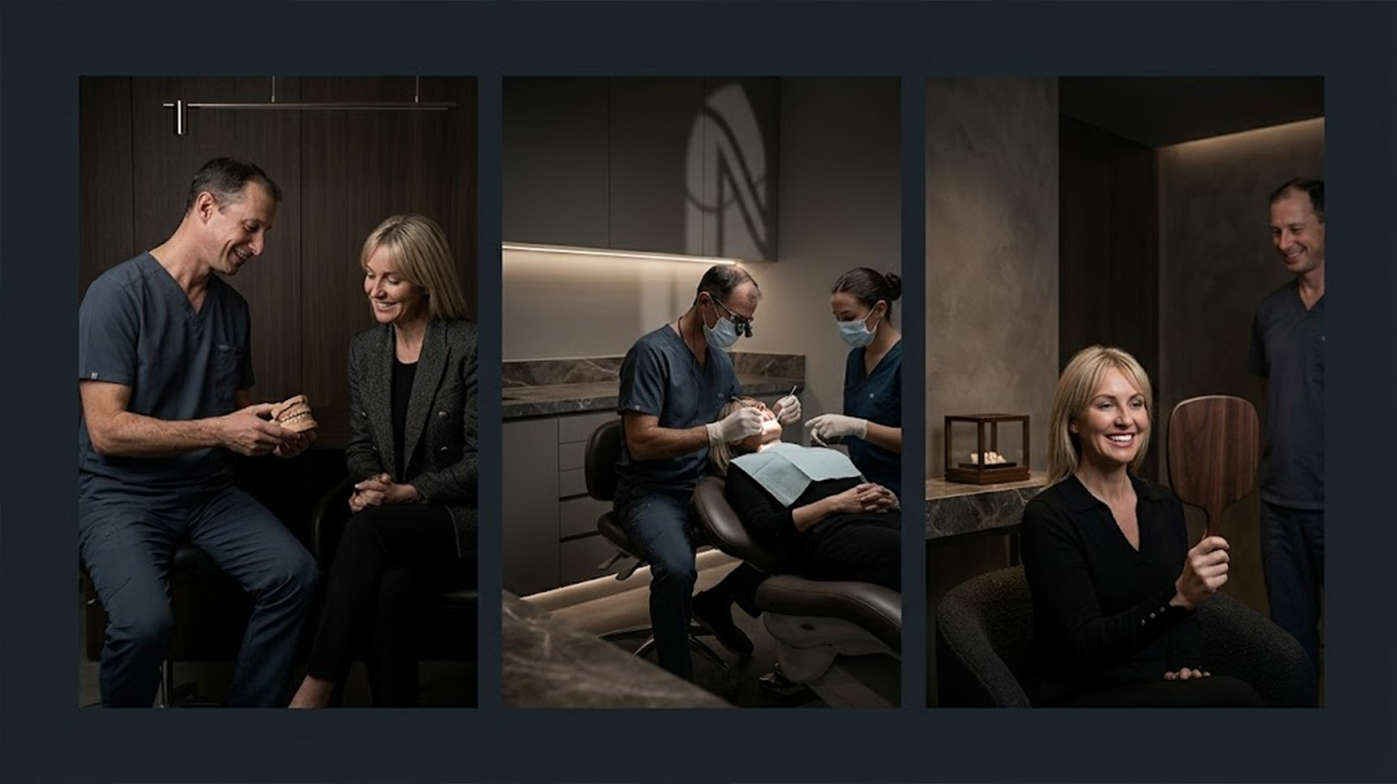 Dr Alex Nikolaou performing implant treatment